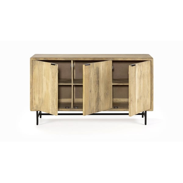 Comodă în culoare naturală din lemn de mango 150x85x40 cm Mundra – MOME-image-1