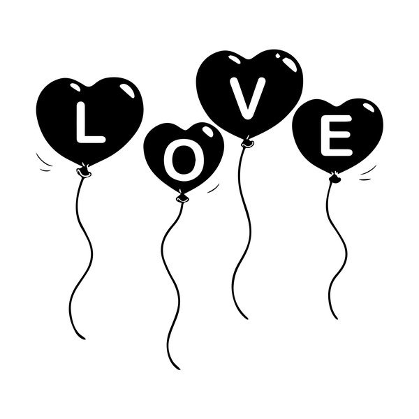 Autocolant  Ambiance Baloon Love-image-2