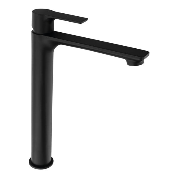 Baterie negru-mat pentru chiuvetă înaltă Pax – Sapho