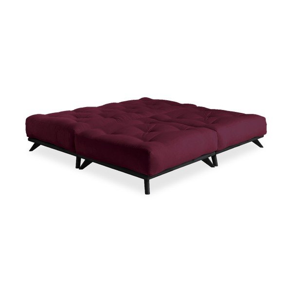 Canapea Karup Design Senza Black/Bordeaux, roșu închis-image-4