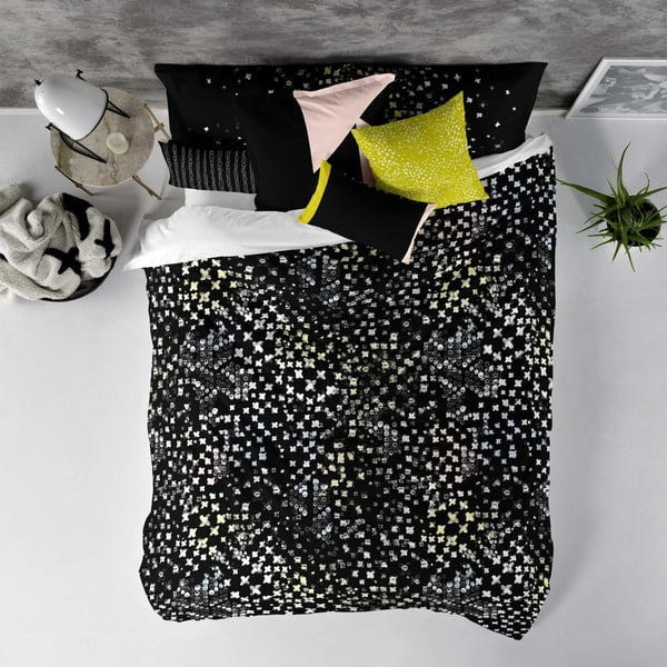 Husă din bumbac pentru pilotă Blanc Starlight, 140 x 200 cm-image-2