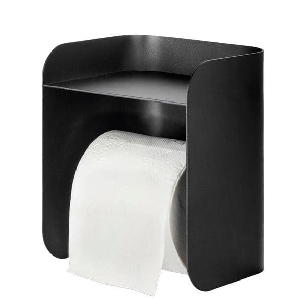 Suport de perete pentru hârtie igienică negru Carry – Mette Ditmer Denmark
