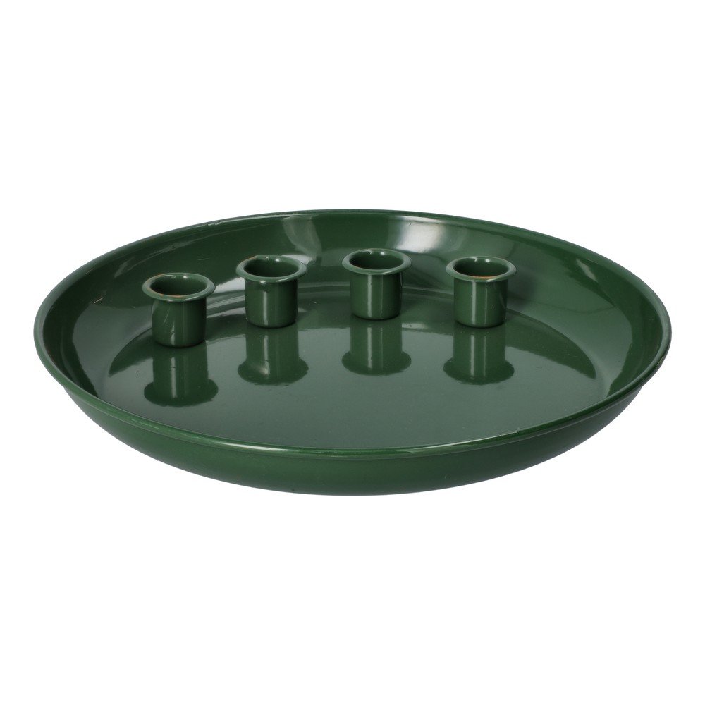 Sfeșnic pentru advent din metal cu model de Crăciun – Dakls