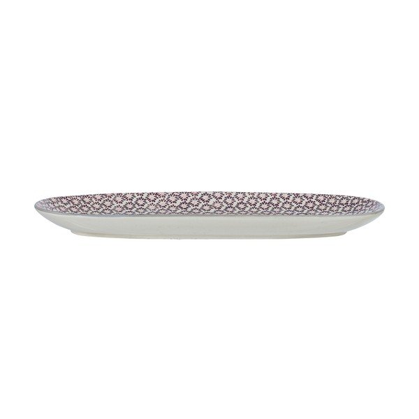 Platou din gresie ceramică Bloomingville Maya, 42 x 21 cm-image-1