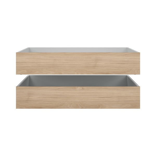 Sertare sub pat în culoare naturală 2 buc. 90x190/140x190 cm Naia – Tvilum-image-2