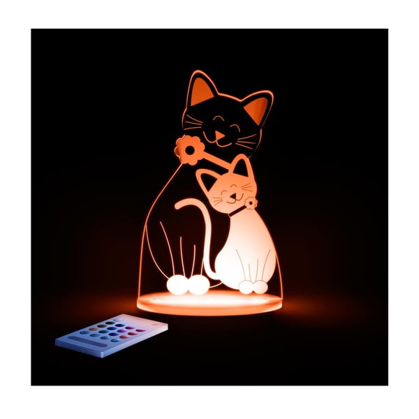 Lampă de veghe cu LED pentru copii Aloka Cat