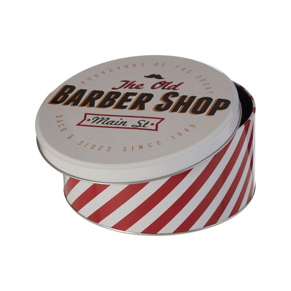 Set 2 cutii depozitare din tablă Premier Housewares Barber Shop-image-1