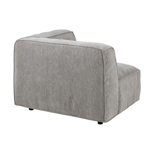 Modul de colț pentru canapea Bonami Selection Fairfield, partea dreaptă, gri deschis-image-4