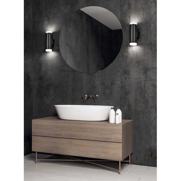 Aplică de perete negru-mat LED Ray – Trio-image-1