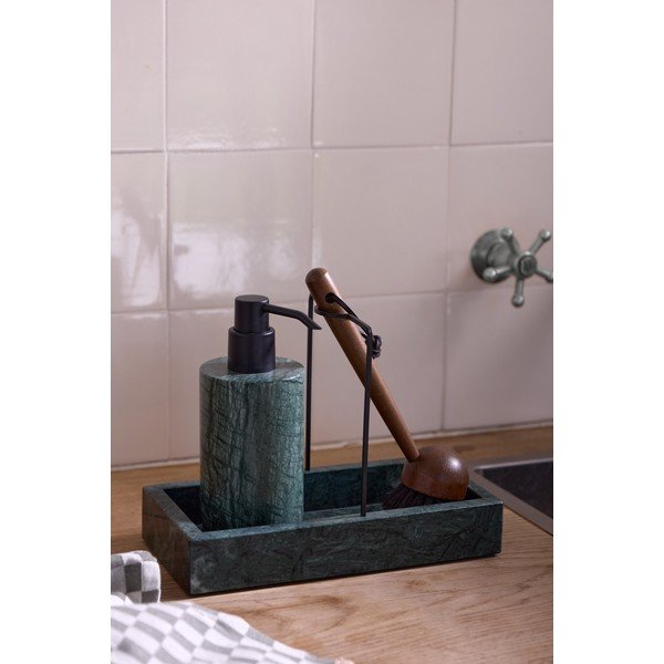 Suport pentru accesorii de spălat verde închis din piatră Marble – Mette Ditmer Denmark-image-1