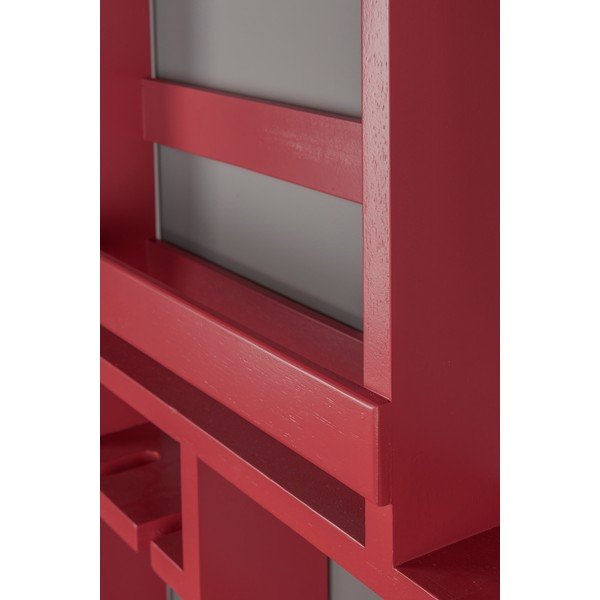 Raft pentru sticle de vin roșu pentru perete din lemn de arbore de cauciuc număr de sticle 12 80x120x10 cm Myron – Dutchbone-image-4