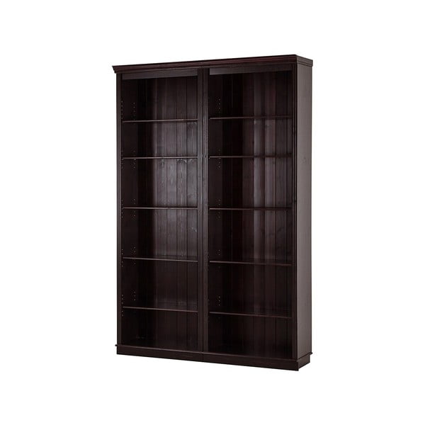 Bibliotecă maro din lemn de pin 148x223 cm Anita – Støraa-image-1