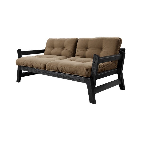 Canapea variabilă KARUP Design Step Black/Mocca-image-1