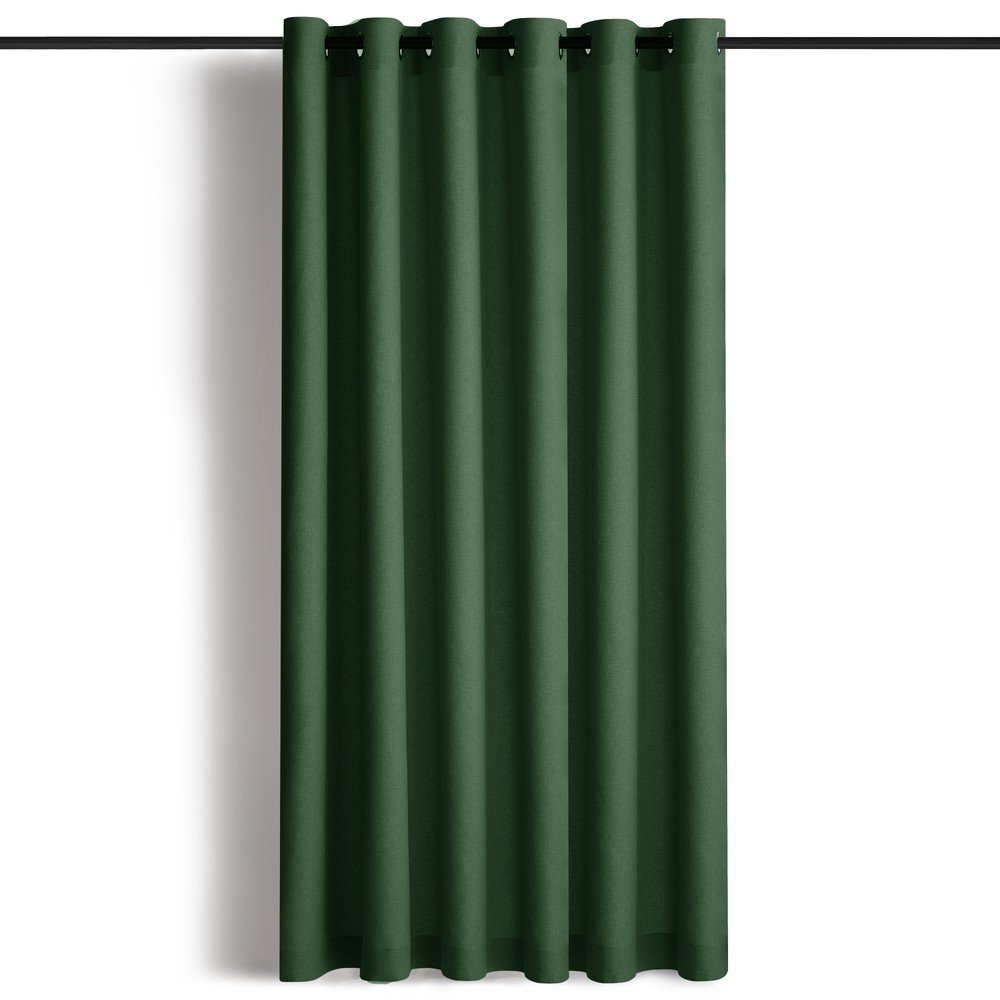 Draperie verde-închis dimout (semi-opacă) Calisto – Filumi