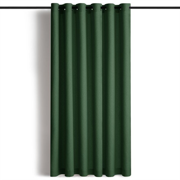 Draperie verde-închis dimout (semi-opacă) Calisto – Filumi