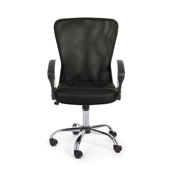 Scaun de birou negru tapițat Brisbane – Yes Everyday-image-1