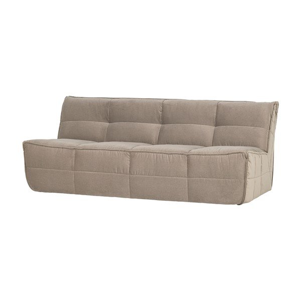 Canapea taupe cu tapițerie din catifea 204 cm Cluster – vtwonen-image-2