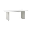 Masă de dining gri deschis 90x200 cm Palma – Unique Furniture