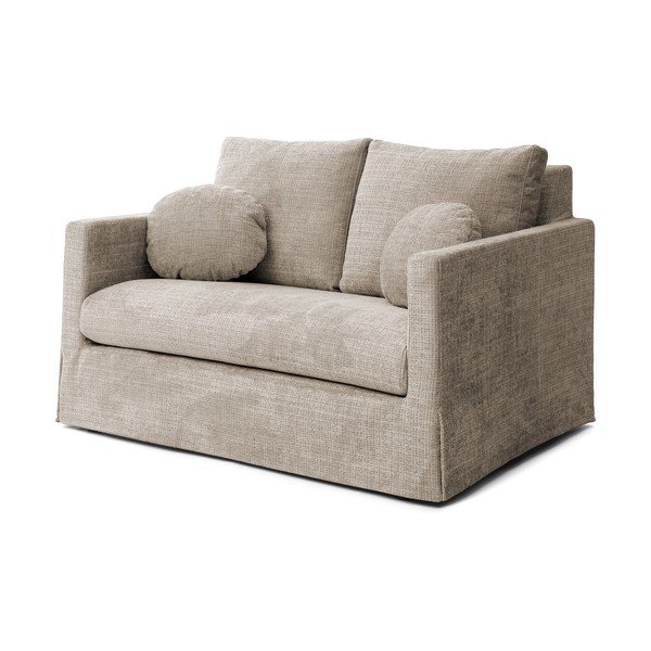 Canapea bej 140 cm Paphos – Ropez