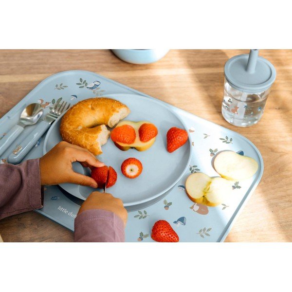 Suport de farfurie pentru copii din plastic/din silicon 28x40 cm Forest Friends by Little Dutch – Mepal-image-1