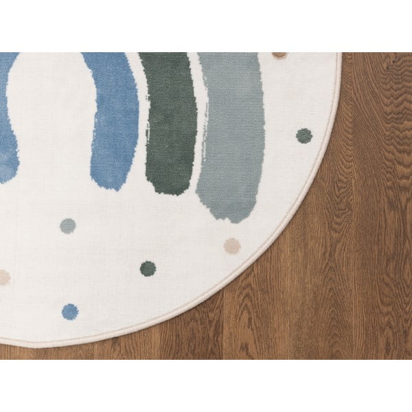 Covor pentru copii verde-fildeș ø133 cm Joyful Mint – FD-image-3