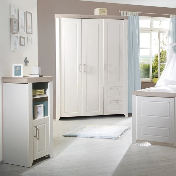 Bibliotecă pentru copii  albă 49x115 cm Felicia – Roba-image-1