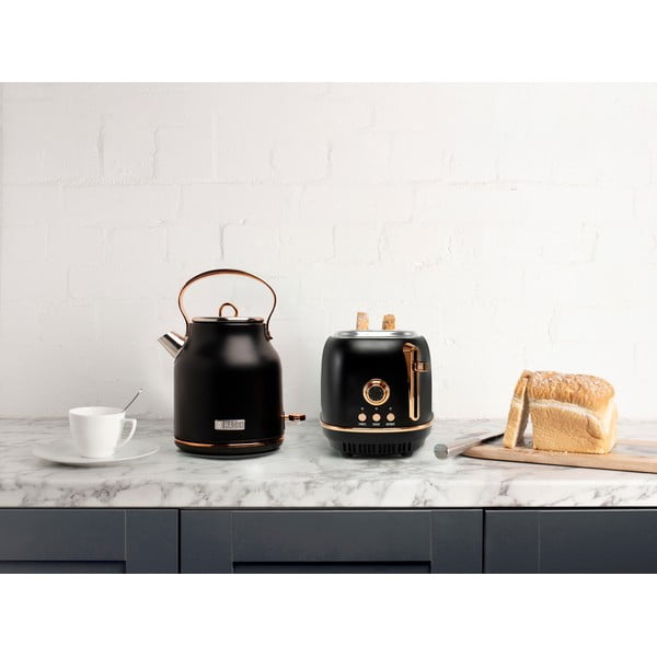 Prăjitor de pâine negru Heritage - Haden-image-4