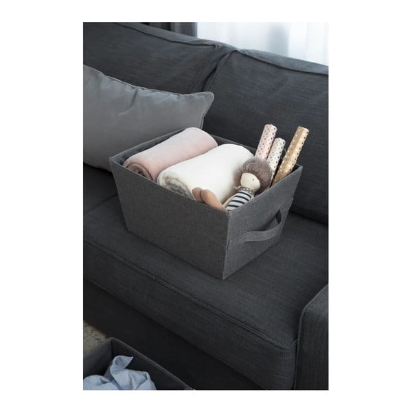 Coș de depozitare de depozitare din material textil 34,5x45x25 cm Soft Storage – Bigso Box of Sweden-image-2