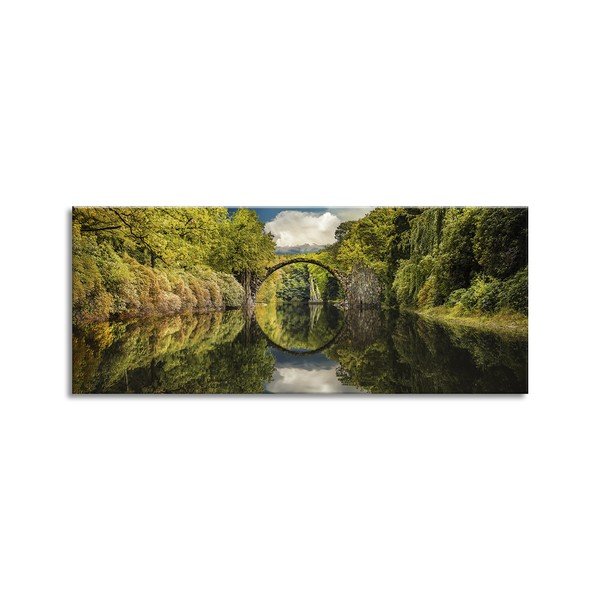 Tablou Styler Canvas Devil Bridge, 60 x 150 cm