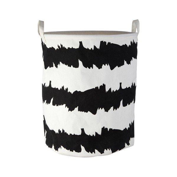 Coș de rufe alb-negru din material textil Harga – Premier Housewares