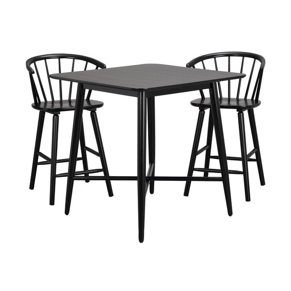 Masă de bar Rowico Lotta, negru-image-4