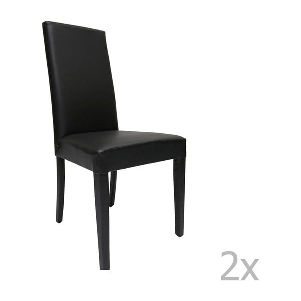 Set 2 scaune Esidra Eco, negru