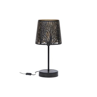 Veioză WOOOD Keto, ø 28 cm, negru