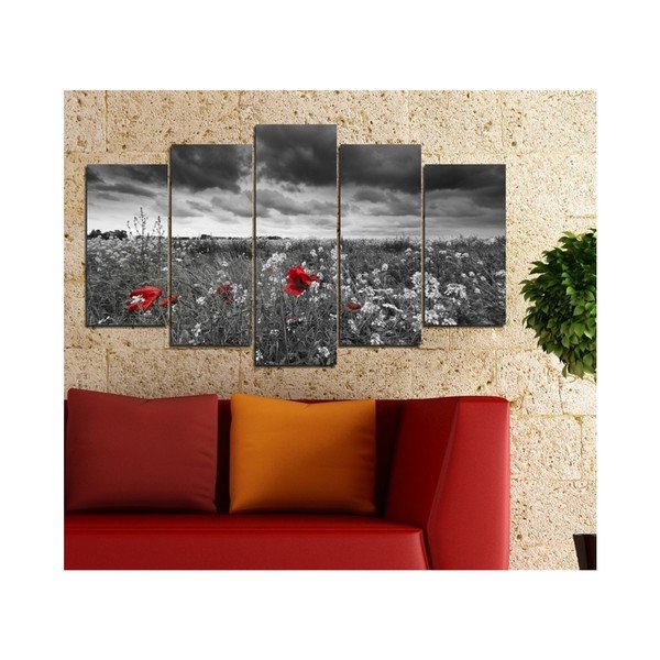 Tablou din mai multe piese Insigne Permuto, 102 x 60 cm-image-1