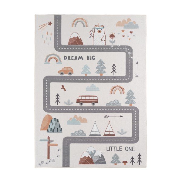 Covor pentru copii crem lavabil 120x170 cm Coco 1134 – Ayyildiz Carpets