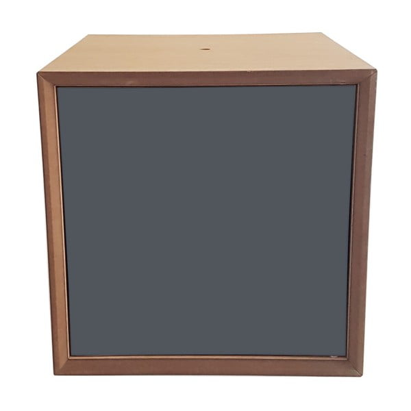 Raft cutie Ragaba PIXEL, 40 x 40 cm, ușă gri închis