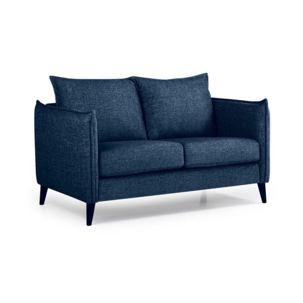 Canapea Scandic Leo, albastru închis, 145 cm-image-3