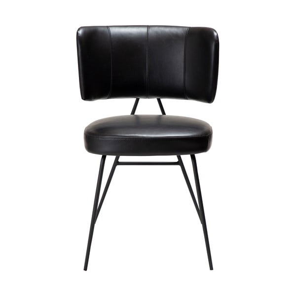 Scaun de dining negru Roost – DAN-FORM Denmark-image-1