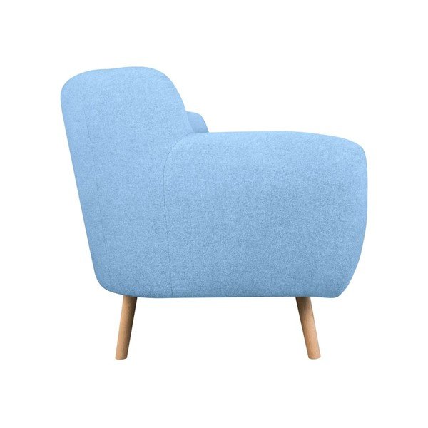 Canapea cu 2 locuri Kooko Home Pop, albastru deschis -image-3