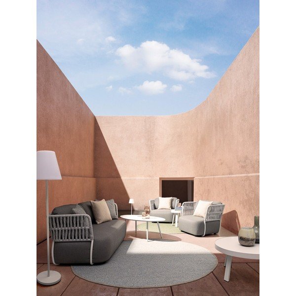 Lampadar alb LED cu control prin telecomandă/cu difuzor (înălțime 150 cm) Solar – Bizzotto-image-3