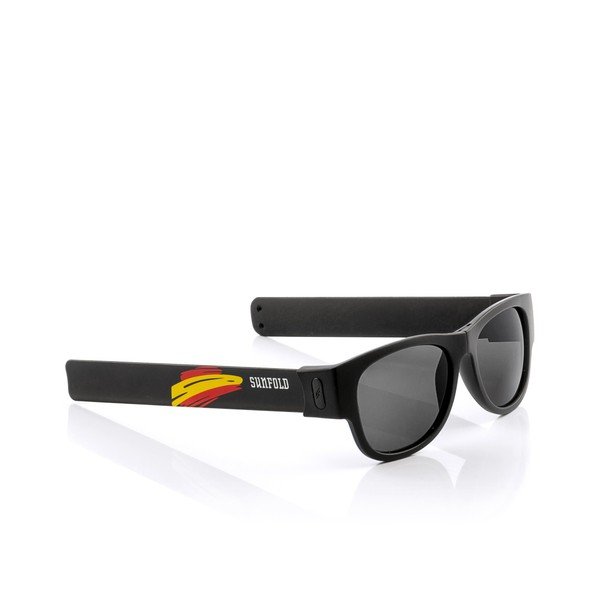 Ochelari de soare pliabili InnovaGoods Sunfold Mondial Spain Black, negru-image-4