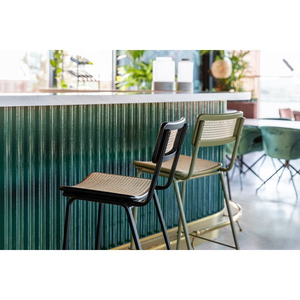 Scaune de bar negre/în culoare naturală 2 buc. 93,5 cm Jort – Zuiver-image-1