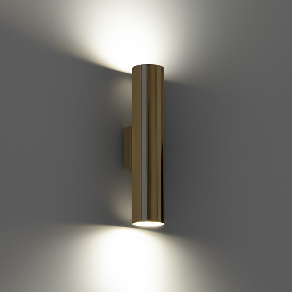 Aplică de perete aurie din metal ø 6 cm Castro – Sollux-image-3
