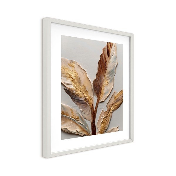 Tablou cu ramă imprimat 40x50 cm Golden Strelitzia – Styler-image-4