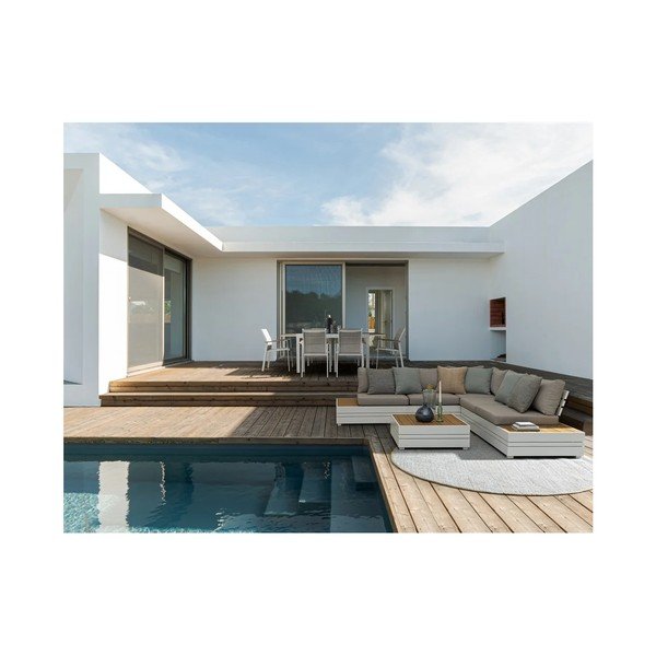 Scaun de grădină alb din metal Heta   – Bizzotto-image-4