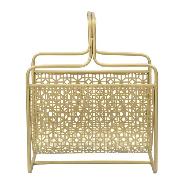 Suport pentru reviste Mauro Ferretti Trivola, auriu-image-4