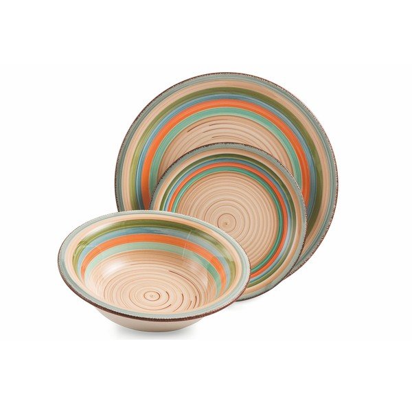 Set veselă 18 piese Villa d'Este Mykonos Sombrerors, multicolor-image-3