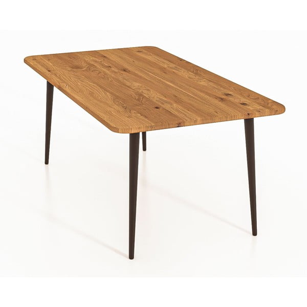 Măsuță de cafea din lemn de stejar 90x90 cm Kula – The Beds-image-3