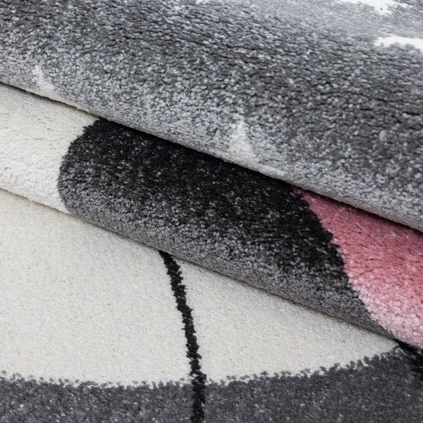 Covor pentru copii roz/gri 80x150 cm Kids – Ayyildiz Carpets-image-2