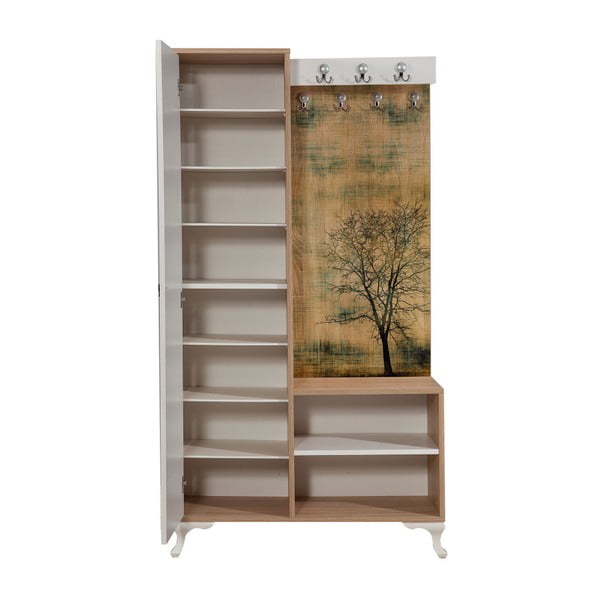 Dulap cu oglindă Inci Tree, înălțime 196 cm-image-2